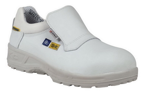 COFRA 76401-CU0 AKRON WHITE SD+, Low Cut Shoes Made Of Sanyderm Leather/Steel Toe