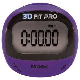 Champion Sports 3D1PR 3D Fitpro Pedometer, purple