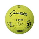 Champion Sports 3STAR4 3 Star Indoor Soccer Ball Size 4