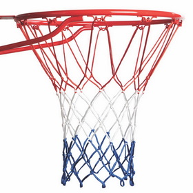 Champion Sports 405 4Mm Economy Basketball Net Red/White/Blue