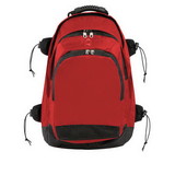 Champion Sports BP802RD Deluxe Sports Backpack Red