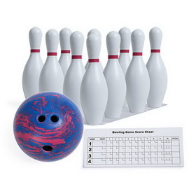 Champion Sports BPSET Plastic Bowling Ball & Pin Set