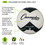 Champion Sports CH3BK Challenger Soccer Ball Size 3 Black