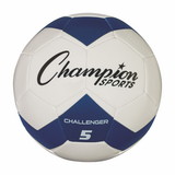 Champion Sports CH5BL Challenger Soccer Ball Size 5 Blue/White