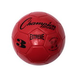 Champion Sports EX3RD Extreme Soccer Ball Size 3 Red