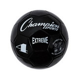 Champion Sports EX4BK Extreme Soccer Ball Size 4 Black