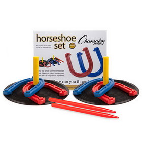 Champion Sports IHS1 Rubber Horseshoe Set