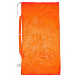 Champion Sports MB25OR Mesh Equipment Bag With Shoulder Strap, Orange