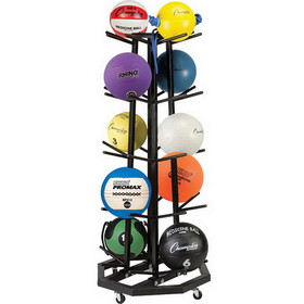 Champion Sports MBR3 Deluxe Medicine Ball Rack