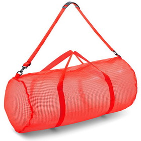 Champion Sports MD45RD Mesh Duffle Bag Red