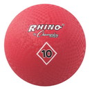 Champion Sports PG10RD 10 Inch Playground Ball Red