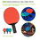 Champion Sports PN4 Plastic Rubber Face Table Tennis Paddle, Price/ea