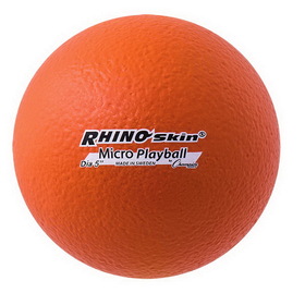 Champion Sports RS5 5 Inch Rhino Skin Micro Playball Orange