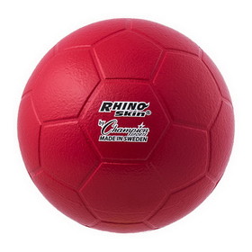 Champion Sports RS75 Rhino Skin Molded Foam Soccer Ball Size 4 Red