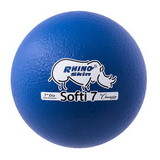 Champion Sports RS79 7 Inch Rhino Skin Softi Low Bounce Foam Ball Blue
