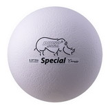 Champion Sports RS85 8.5 Inch Rhino Skin Medium Bounce Special Foam Ball White