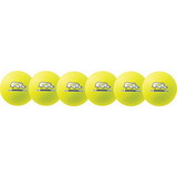 Champion Sports RXD6NYSET 6 Inch Rhino Skin Low Bounce Dodgeball Set Neon Yellow