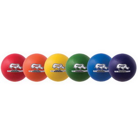 Champion Sports RXDUG6SET Rhino Skin Low Bounce Ultra Grip Dodgeball Set