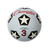 Champion Sports SRB3 Rubber Soccer Ball Size 3