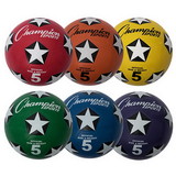 Champion Sports SRB5SET Rubber Cover Soccer Ball Set Size 5