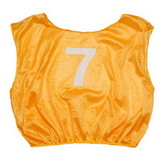Champion Sports SVYWNGD Numbered Scrimmage Vest Youth Gold