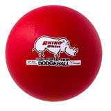 Champion Sports URS6 6 Inch Rhino Skin Ultramax Dodgeball Red