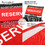 Muka Reserved Chair Bands, 5 X 13 inch Reserved Chair Covers, Chair Signs for Church