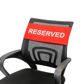 Muka 12 Pcs Reserved Chair Bands 18 inches, Reserved Chair Covers, Chair Signs for Church