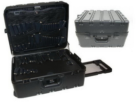 Chicago Case 95-8577 MDST9CART Magnum Indestructo Tool Case with Wheels and Handle