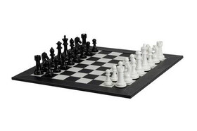CHH 2109BS Black/ White Chess Set