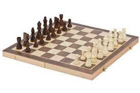 CHH 2146A 15" Standard Folding Chess Set