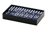 CHH 2308L-BL Double 6 Blue standard Dominoes