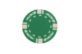 CHH 2605-GRN 25 PC 11.5G Green Flame Chips