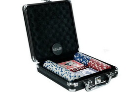 CHH 2681D 100 PC Poker Set With Dice Chip