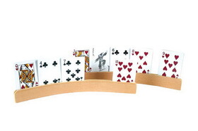 CHH 2706B Curve shape Wooden Card Holders