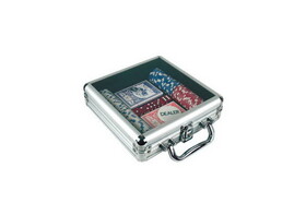 CHH 2731 100 PC Dice Chip Set in Clear Case