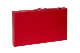 CHH 3044L 18" Red Backgammon Set