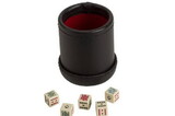 CHH 7815 Deluxe Dice Cup With Poker Dice