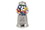 CHH GM0008-SLV 9" Silver Color Gumball Machine