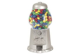CHH GM0011-SLV 11&quot; Sliver Color Gumball Machine