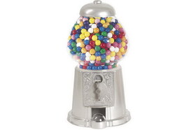 CHH GM0015-SLV 15" Silver Color Gumball Machine