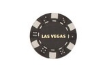 CHH LS2700H-BLK 50 PC Black Las Vegas Poker Chips