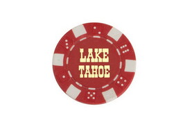 CHH LT2700HRD 50 PC Red Tahoe Poker Chips
