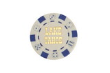 CHH LT2700HWHT 50 PC White Tahoe Poker Chips
