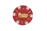 CHH RN2700HRD 50 PC Red Reno Poker Chips
