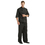 TOPTIE Custom 3/4 Sleeve Active Chef Coat Unisex Heat Transfer or Embroidered Chef Uniform
