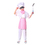 TopTie Child White Short Sleeve Chef Coat, Apron, Scarf, Hat and Pants Set
