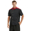 TopTie Black Snap Front Chef Coat