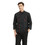TOPTIE Custom Black Long Sleeve Chef Coat Embroidered Restaurant Kitchen Chef Jacket