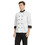 TopTie Unisex Classic Long Sleeve Button Chef Coat
